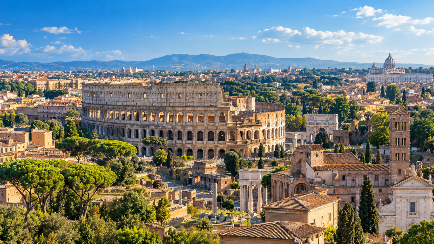 Veduta di Roma
